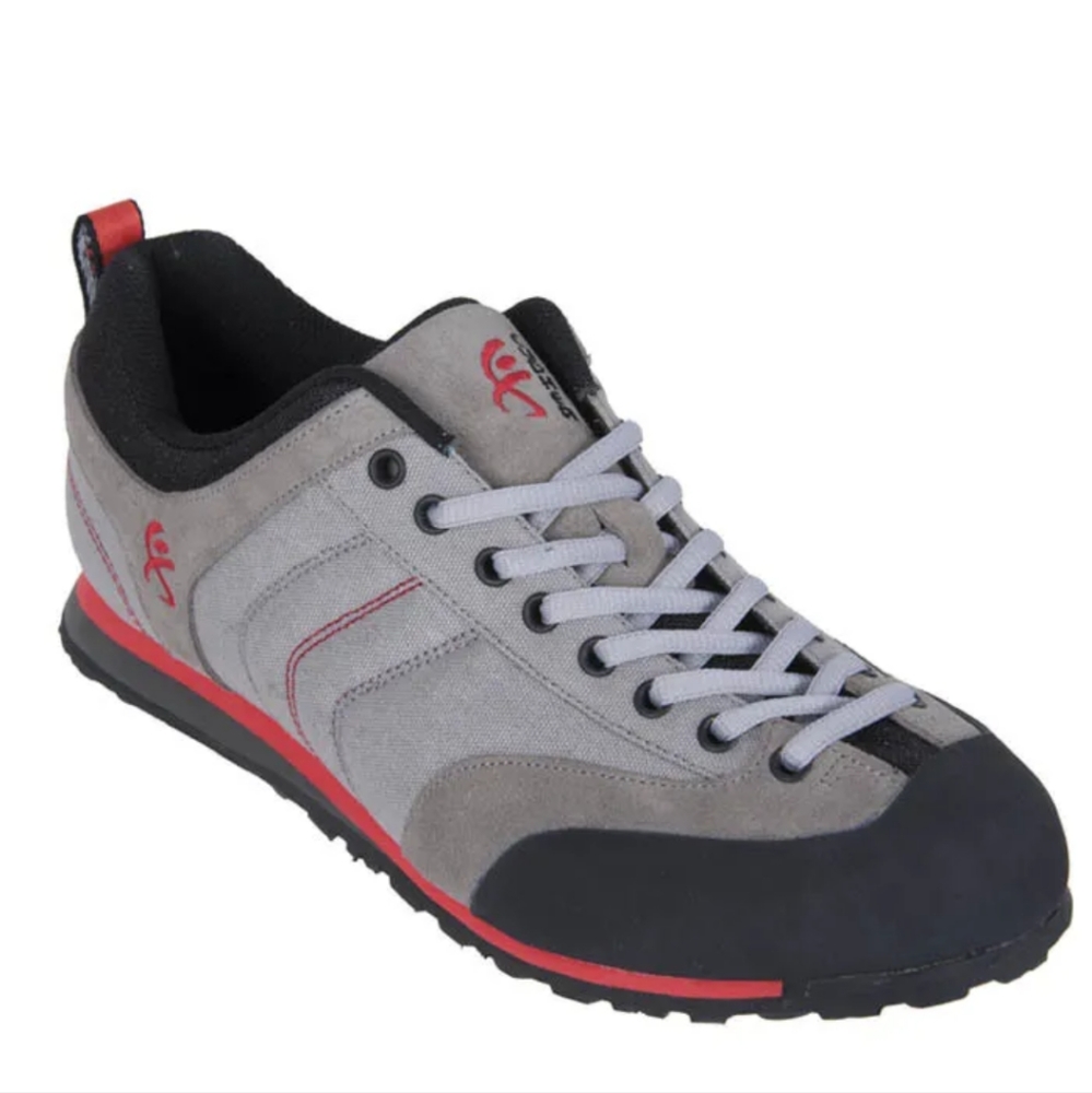 🏔️NWOB Cypher Logic Approach Nylon/Suede Ladie's Hiking Shoes, Grey/Red/Black 6